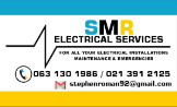Contractors SMR ELECTRICAL SERVICES PTY LTD in Cape Town WC