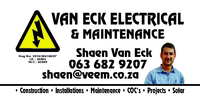 Contractors Van Eck Electrical @ Maintenance in Cape Town WC